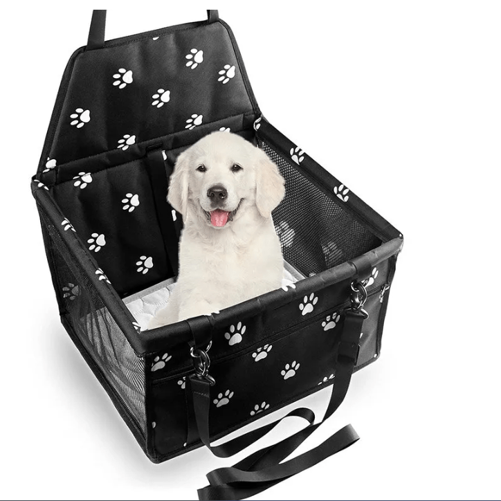 WoYoW®- Veilige en Comfortabele Honden Autostoel voor Huisdieren - Duurzaam Oxford-materiaal - Ademende Mesh Stof - Trendy Design - Opvouwbaar en Gemakkelijk op te Bergen - Inclusief Veiligheidsgordel - Image 9