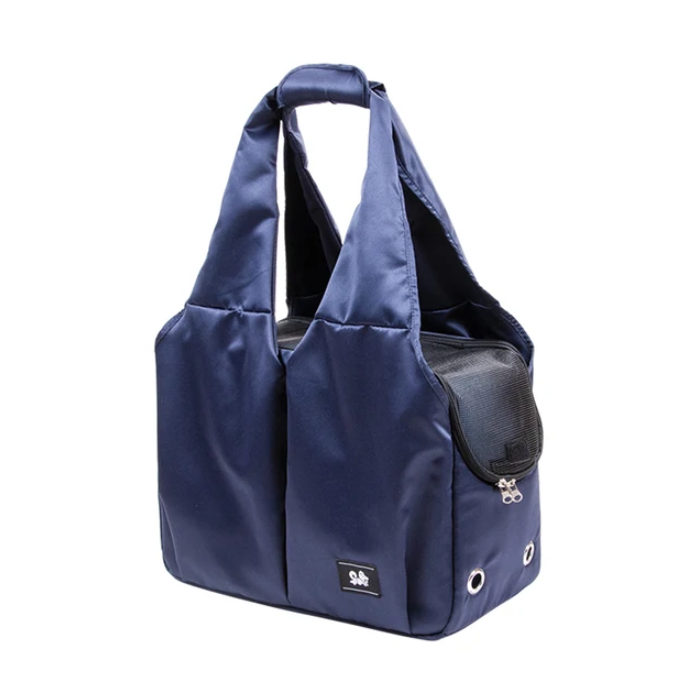 WoYoW®- Reis / Weekend Draagtas- Hond en Kat -Draagbare Casual Reis Schouder Dieren Draagtas - Transport - Waterdicht - Blauw- 30x39x20cm