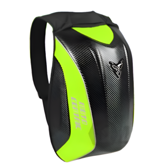 WoYoW® - Carbon Fiber Motorhelm Rugzak 30L - Waterdicht, Lichtgewicht (1.3 kg) - Geschikt voor Alle Motoren
