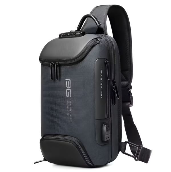 WoYoW® - Luxe Anti-Diefstal Schoudertas Heren, Waterdicht & Lichtgewicht | Custom Waterdichte Schouder Crossbody Borst Sling Tas - Grijs