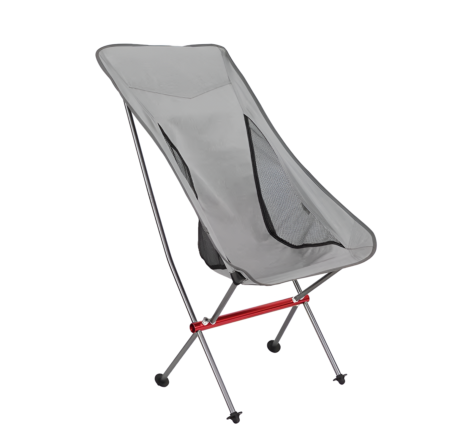 E-Shop4u® - Reis Ultralichte Opvouwbare Stoel - Comfortabel en Draagbaar - Grijs - Image 2