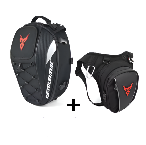 WoYoW® - Motorfiets Rugzak - 37L Capaciteit - Waterdicht & Ergonomisch - Rood