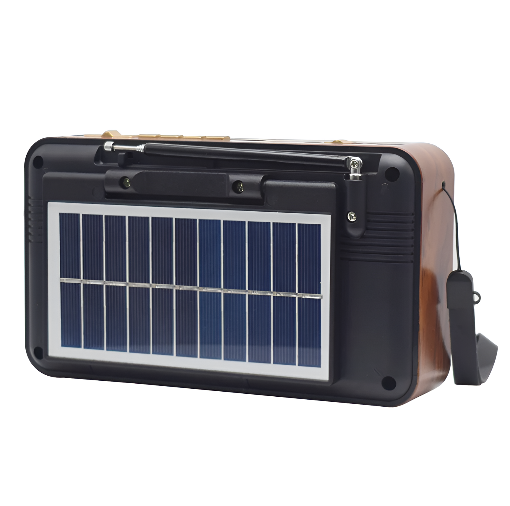 WoYoW® - Multifunctionele Zonneradio AM FM Kortegolf Draagbare Radio met Bluetooth Speaker M-521bts - Bluetooth - Oplaadbare batterij - Draagbaar - AM/FM - Ingebouwde luidspreker - Zwart - Image 7