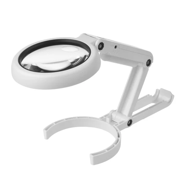 WoYoW®- Handheld Bureauvergrootglas met LED-lamp en Standaard - 5x/10x Vergroting - Ideaal voor Knutselprojecten - Hoge Kwaliteit - USB-aansluiting - Draagbaar - Bestel nu bij Bol.com