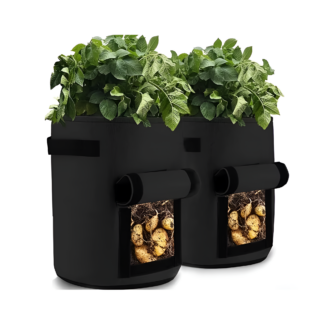 WoYoW® - 1 Stuks Aardappel Groeibak - 4 Gallon - Ademend & Waterdicht - Zoete Aardappel Kweekbak - Zwart