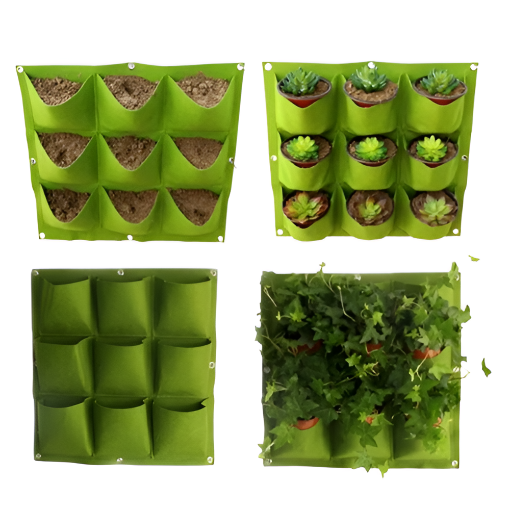 WoYoW® - Viltzakken - Verticaal Tuinieren - 18 zak - 100x50cm - Balkon & Muur - Groene Oase - Image 7