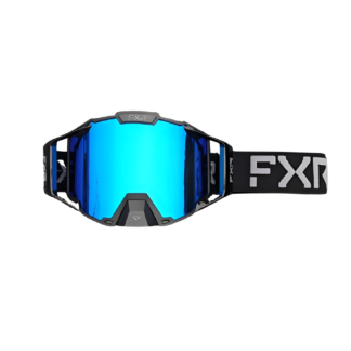 WoYoW® - Motorcross Bril - Off-Road Zonnebril - Mannen - 100% UV - Ventilatie - HD Lens - Helmbescherming - Winddichte Bescherming - Blauw/Dof Grijs