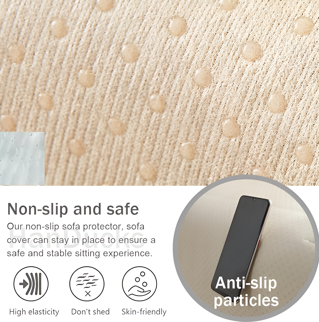 WoYoW® - Pluche Sofahoes Kunstbont Konijn - Pluche Sofa Sliphoes | Sofa Handdoek - Bank Kussen - Anti-Slip & Zacht - Machinewasbaar - Maat 90X210cm - Roze - Image 5