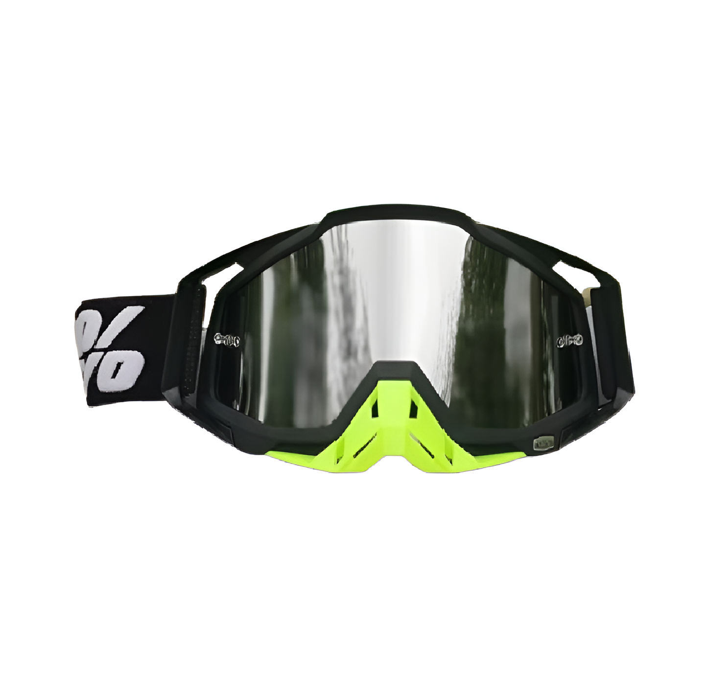 WoYoW® - Motorfietsbril - Multi Lens - Universeel - Krasbestendig - Comfortabel - One Size - Atv Ski - complimentary clear lens - Zwart