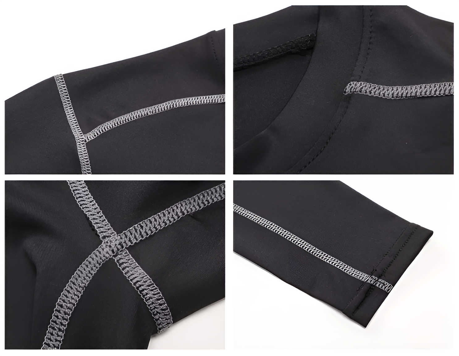 WoYoW® - Mannen Fleece Ski Thermisch Ondergoed Set - Wintersport - Onderkledng - Stretch - Winter Warm Kompres Lange - Onderbroek Shirt & Tops Bottom pak - Warmte - M - Zwart - Image 6