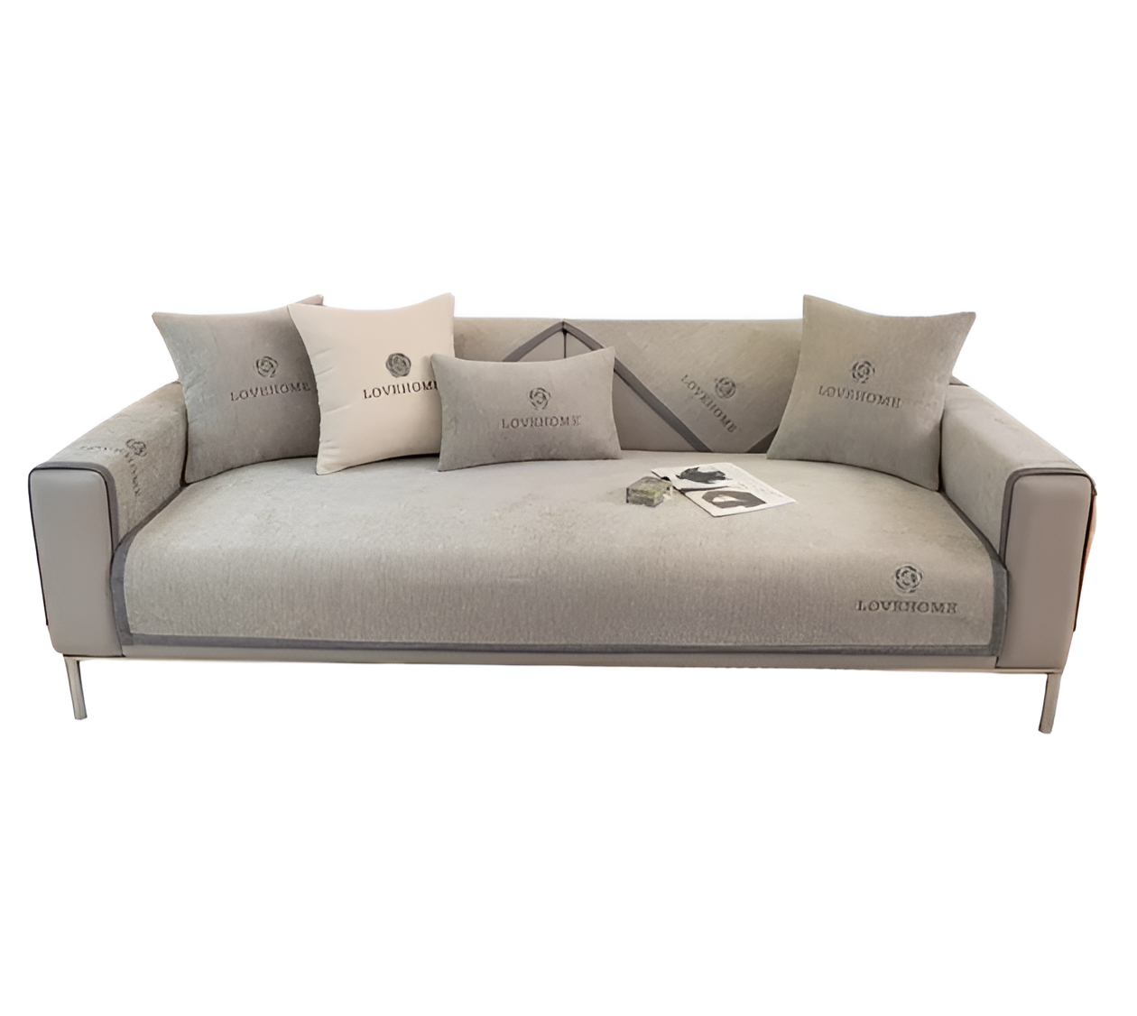 WoYoW® - Luxe Sofa Cover - Anti-Slip, Universele Bankhoes voor Huisdieren & Kinderen - Polyester - Maat 70x90cm - Beige