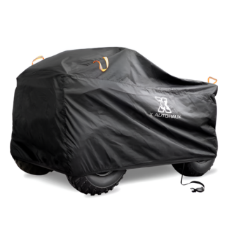 WoYoW® - ATV Afdekking - 3-Stijl - Waterdicht & Sneeuwbestendig - Reflecterende Stroken - Universeel - Zwart - Maat M