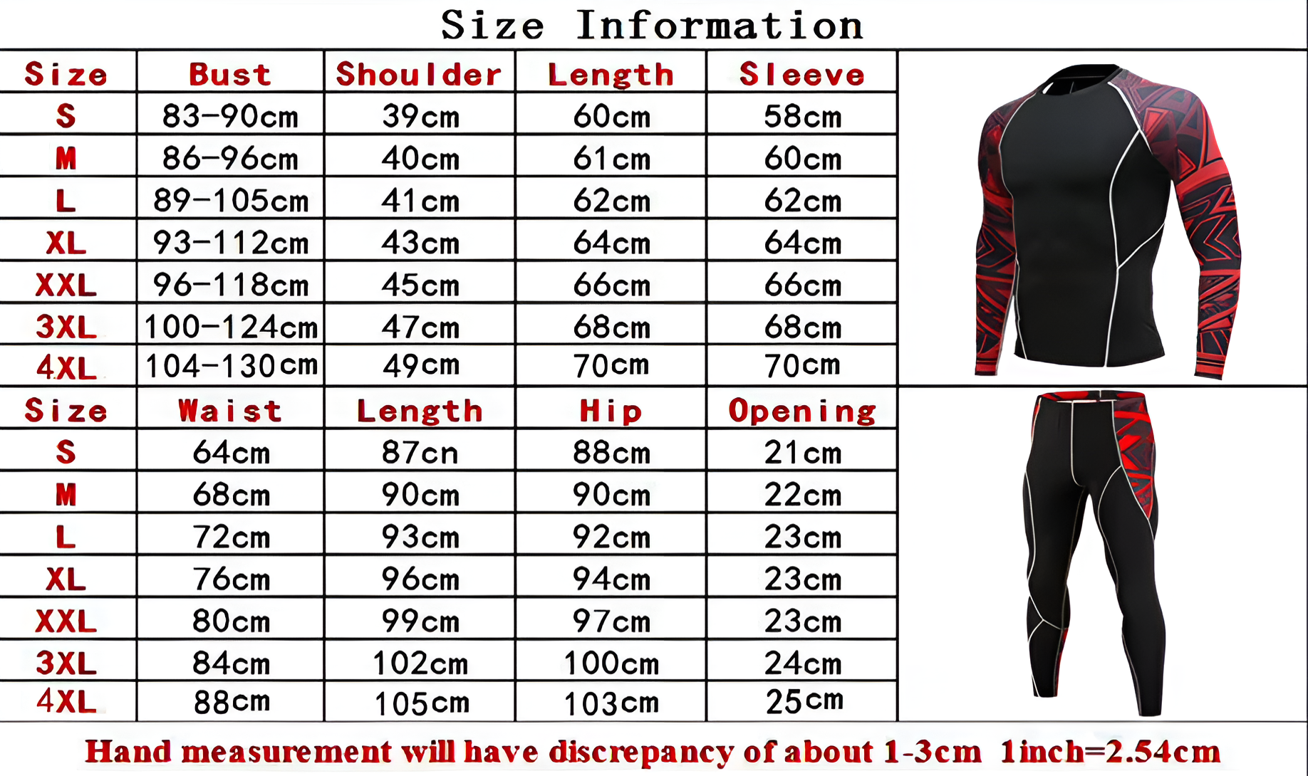 WoYoW® - Winter Thermokleding Set Mannen - 4-delig Thermisch Ondergoed - Heren - Compressie - Snel Drogend - Ademend - Lente/Zomer/Herfst/Winter - Maat - S - Grijs/Rood - Image 13