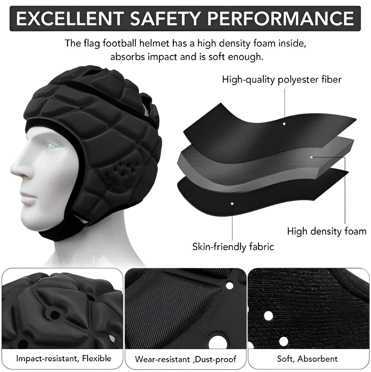 WoYoW® - Keeper Helm - Bescherming & Comfort - Lichtgewicht - Logo Aangepast - Mannen - Maat S - Image 5