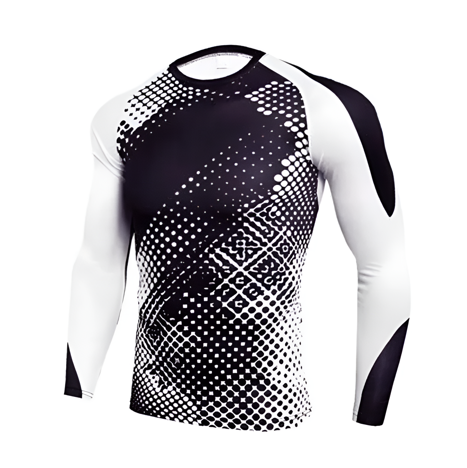 WoYoW® - Mannen Compressie Sport Thermisch Ondergoed - Winter Warm Kompres Lange - Onderbroek Shirt & Tops Bottom pak- Warmte & Prestatie - Wit - XXXL - Image 3