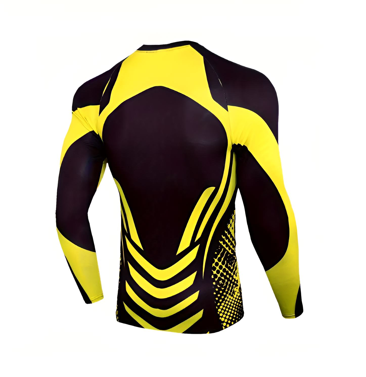 WoYoW® - Mannen Compressie Sport Thermisch Ondergoed - Winter Warm Kompres Lange - Onderbroek Shirt & Tops Bottom pak- Warmte & Prestatie - Geel - XXL - Image 3