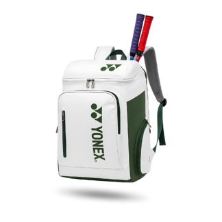WoYoW® - Badminton Tas Rugzak Voor Mannen - Schoenenvak - Padel Tenis - Schoencompartiment - Racketvak - Verstelbare Schouderband - Polyester - Mosgroen