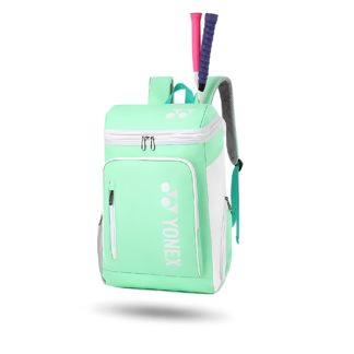 WoYoW® - Badminton Tas Rugzak  Voor Mannen - Schoenenvak - Padel Tenis - Schoencompartiment - Racketvak - Verstelbare Schouderband - Polyester - Fluorescerend Groen