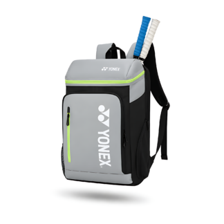 WoYoW® - Badminton Tas Rugzak Voor Mannen - Schoenenvak - Padel Tenis - Schoencompartiment - Racketvak - Verstelbare Schouderband - Polyester - Grijs