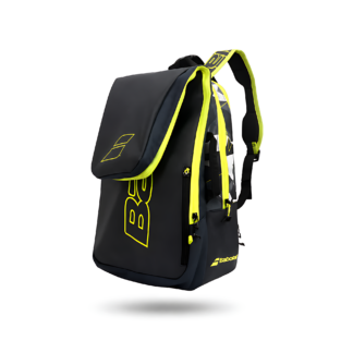 WoYoW® - Babolat Tennis Tas Rugzak - 3 Rackets + Schoencompartiment - Tennis Padel Racket - Sport Badminton Becah - Grijs-geel