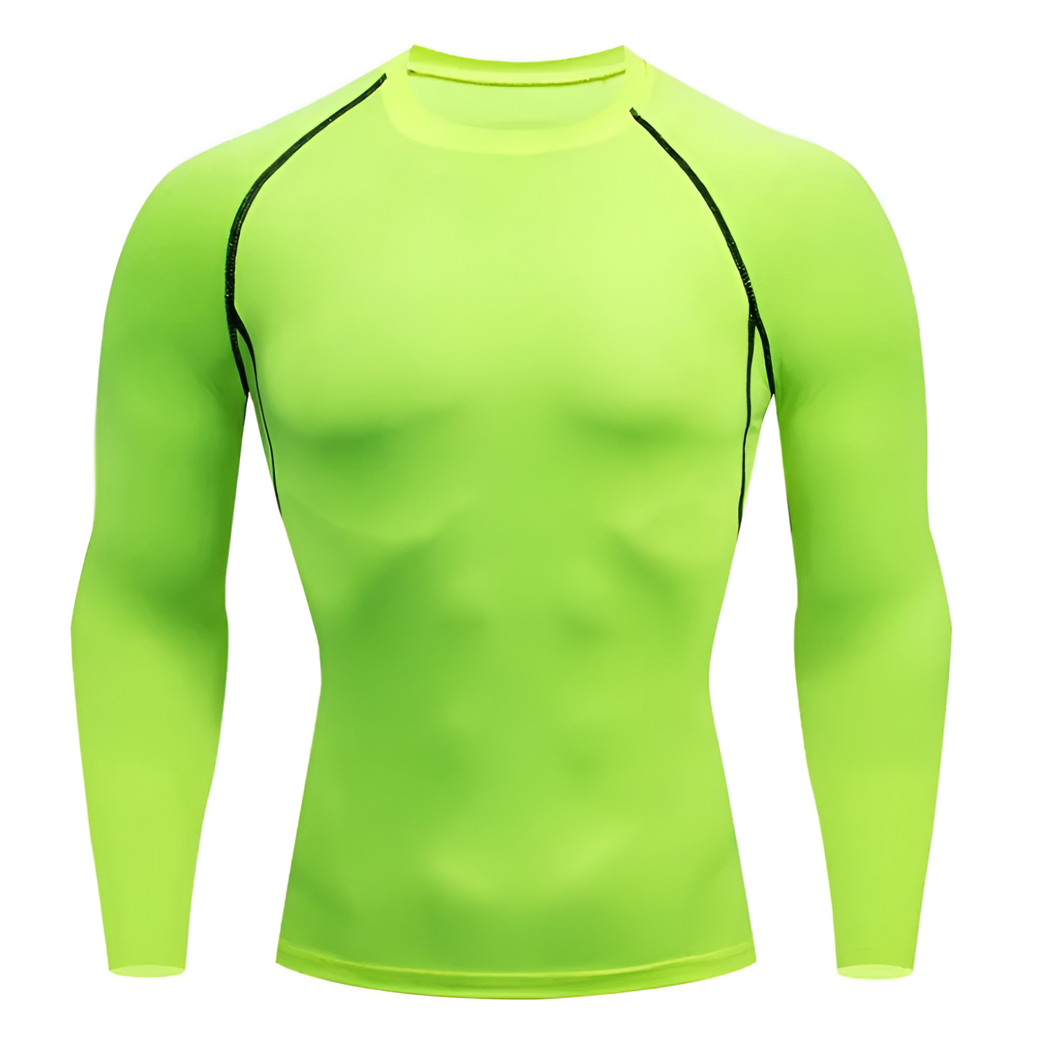 WoYoW® - Mannen Compressie Sport Thermisch Ondergoed - Winter Warm Kompres Lange - Onderbroek Shirt & Tops Bottom pak- Warmte & Prestatie - Groente - XXL - Image 3