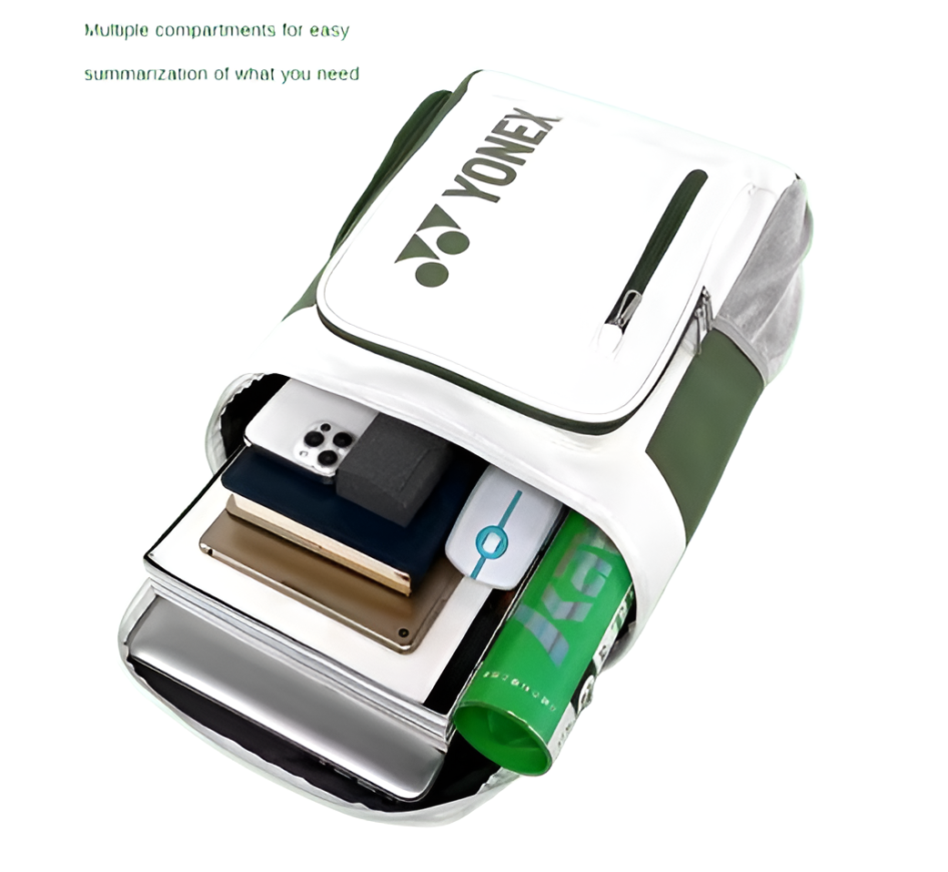WoYoW® - Badminton Tas Rugzak Voor Mannen - Schoenenvak - Padel Tenis - Schoencompartiment - Racketvak - Verstelbare Schouderband - Polyester - Aquablauw - Image 5