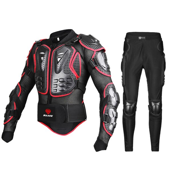 Echte motorcrossjas lichaamsbeschermingsset Racing Armor Protector ATV motorjas kleding beschermende uitrusting - AliExpress 201355758