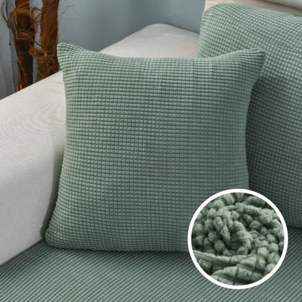 Effen kleur maïs graan hoes snoep kleur kussensloop voor bank kantoor taille achterkant huis decoratieve kussensloop decoratie - AliExpress 15